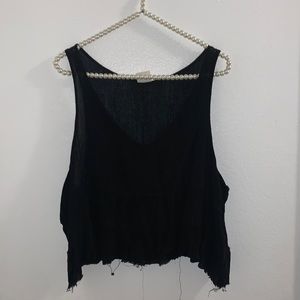 intImately free people size large black crop top